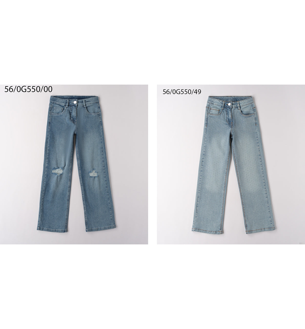 PANTALONE DENIM LUNGO