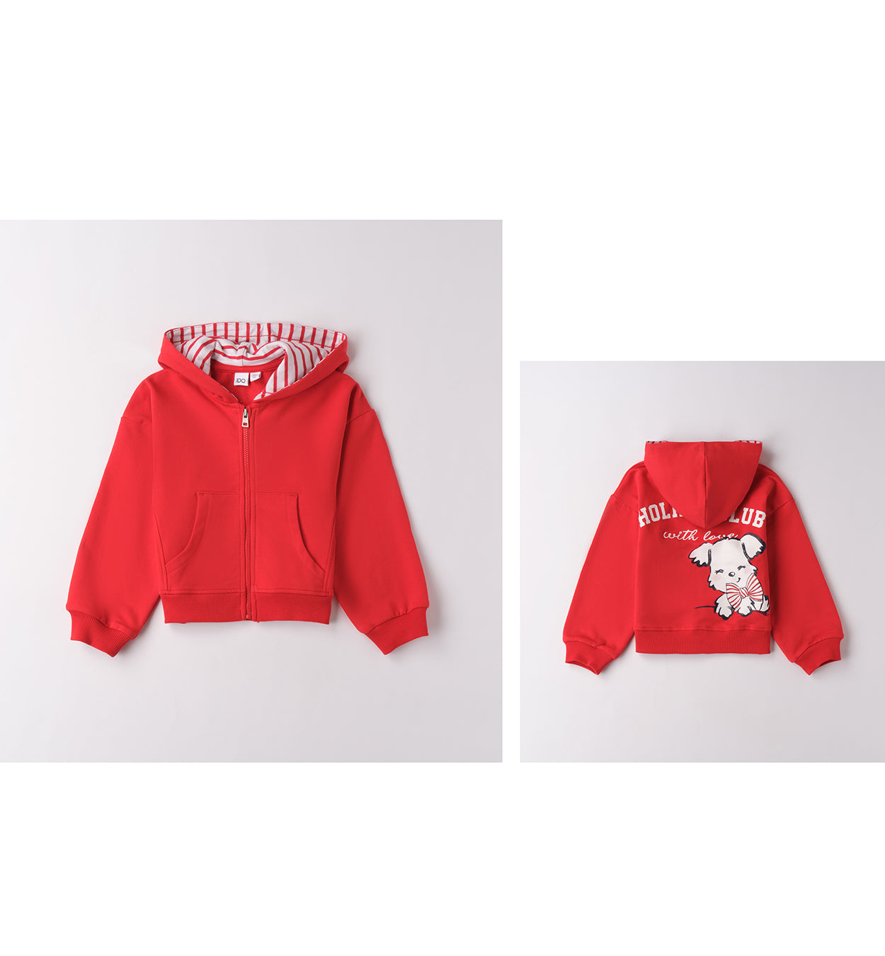 FELPA APERTA ML CON ZIP O CON BOTTONI